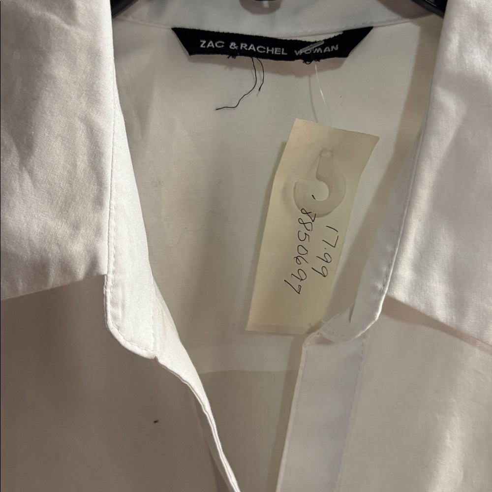 Zac & Rachel Classic White Blouse - Picture 4 of 8